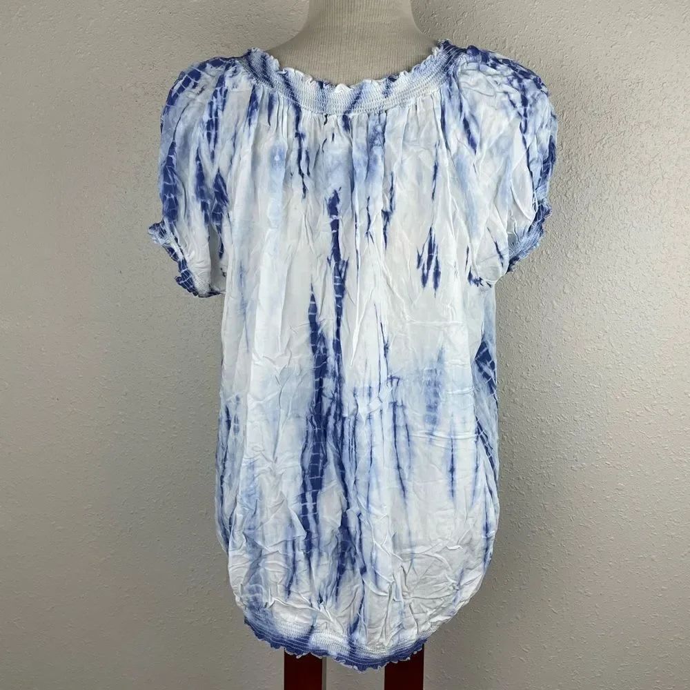 Fever Button Down Tunic Top Size XL EUC - Picture 4 of 6